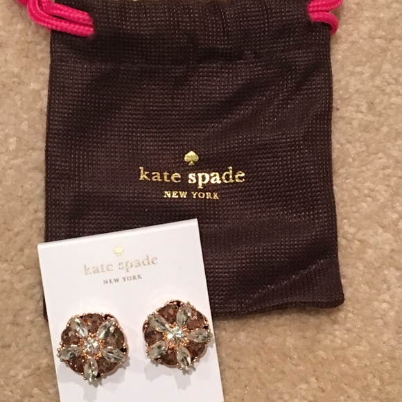 NEW Kate Spade Fame and Flowers Stud Earrings - Picture 2 of 3
